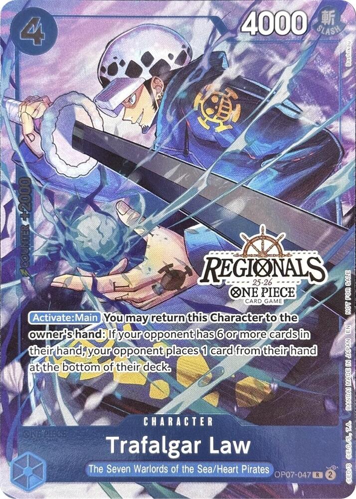 Trafalgar Law (CS 25-26 Regionals Textured Chase Promo) - OP07-047 - One Piece Promotion Cards