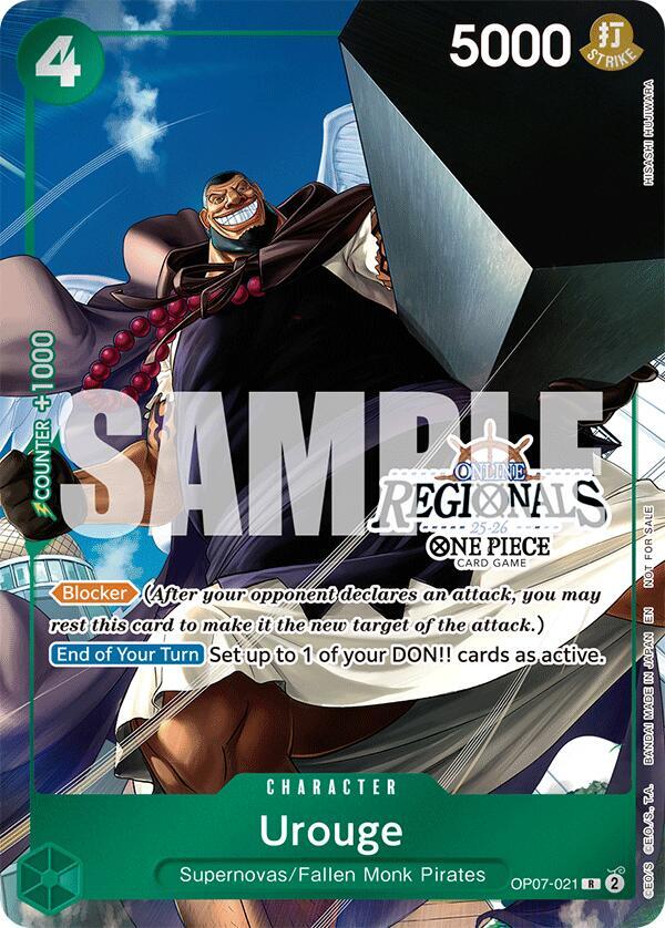 Urouge (Online Regional Participation Pack 2025 Vol.1) - OP07-021 - One Piece Promotion Cards