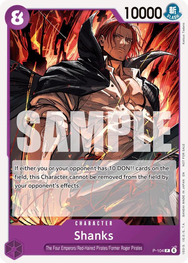 Shanks (Store Tournament 2025 Vol. 4) - P-104 - One Piece Promotion Cards