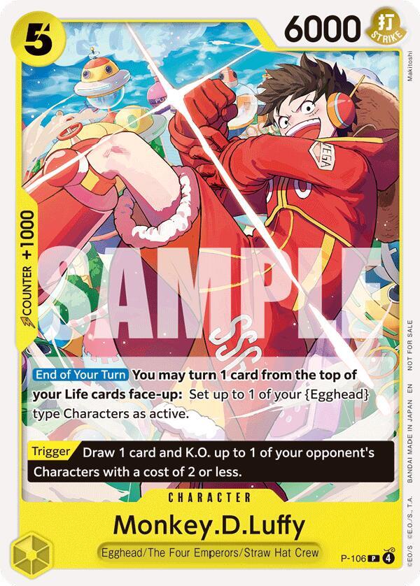 Monkey.D.Luffy (Store Tournament 2025 Vol. 4) - P-106 - One Piece Promotion Cards