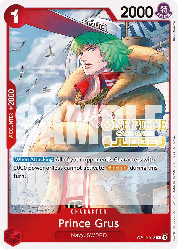 Prince Grus (Judge Pack Vol. 7) - OP11-013 - One Piece Promotion Cards