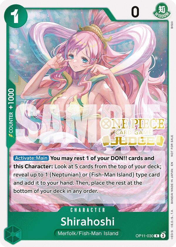 Shirahoshi (Judge Pack Vol. 7) - OP11-030 - One Piece Promotion Cards
