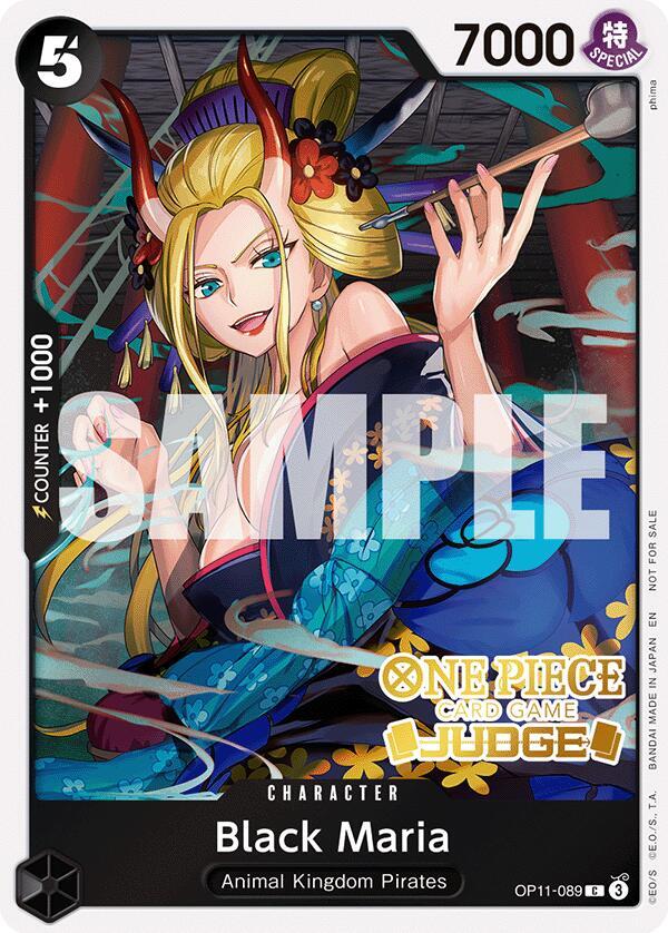 Black Maria (Judge Pack Vol. 7) - OP11-089 - One Piece Promotion Cards