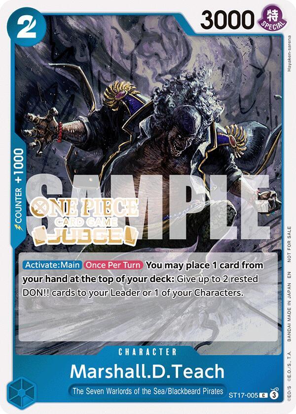 Marshall.D.Teach (Judge Pack Vol. 7) - ST17-005 - One Piece Promotion Cards