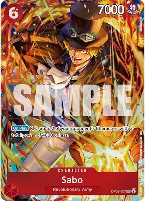 Sabo (Illustration Box Vol.5) - OP05-007 - One Piece Promotion Cards