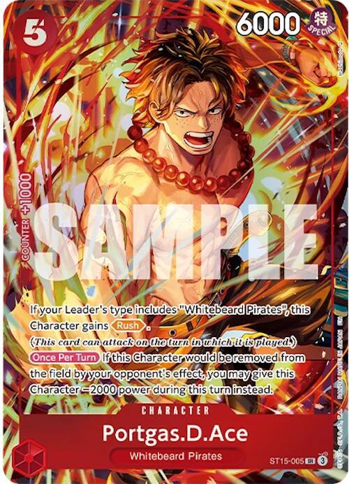 Portgas.D.Ace (Illustration Box Vol.5) - ST15-005 - One Piece Promotion Cards