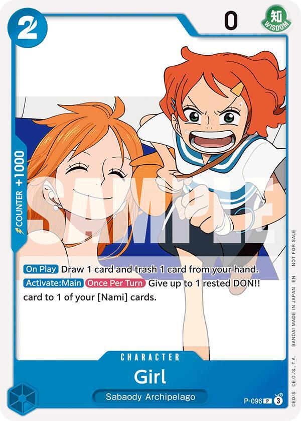 Girl (OP14 Release Event) - P-096 - One Piece Promotion Cards