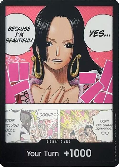 DON!! Card (Boa Hancock, Double Pack Set Vol. 4) - DON!! - 500 YEARS IN THE FUTURE