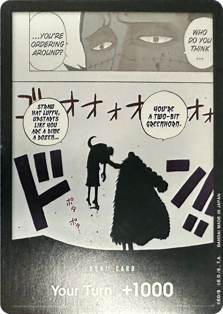 DON!! Card (Black & White, Special DON!! Card Pack) - DON!! - KINGDOMS OF INTRIGUE