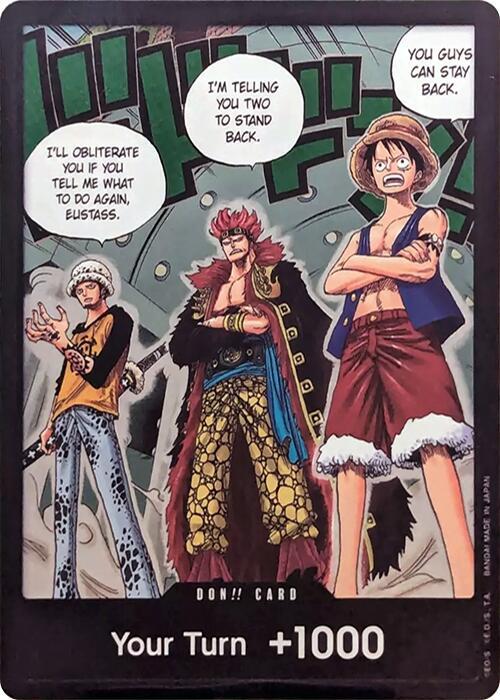 DON!! Card (Trafalgar Law, Eustass Kid and Monkey.D.Luffy, Double Pack Set Vol. 4) - DON!! - 500 YEARS IN THE FUTURE