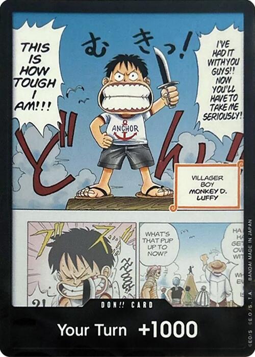 DON!! Card (Young Luffy, Devil Fruits Collection Vol. 1) - DON!! - One Piece Promotion Cards