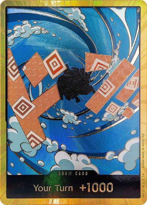 DON!! Card (Jinbe, Gold) - DON!! - ONE PIECE CARD THE BEST vol.2
