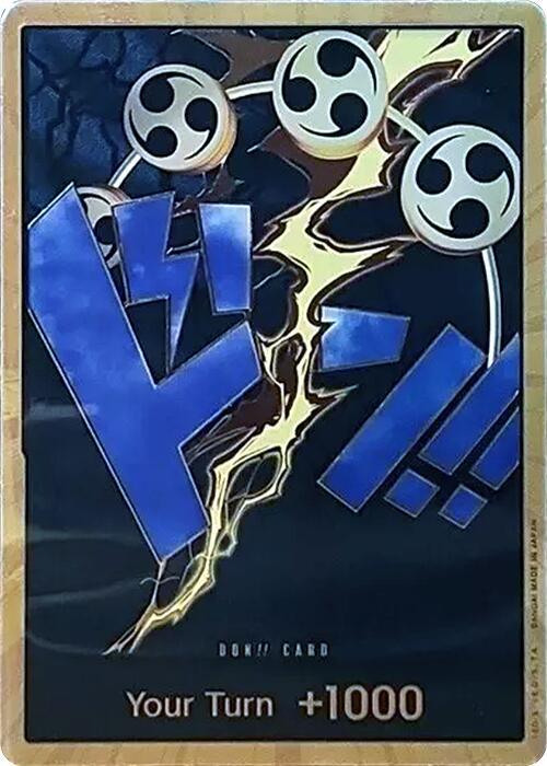 DON!! Card (Enel, Gold) - DON!! - ONE PIECE CARD THE BEST
