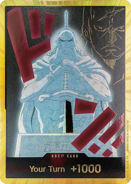 DON!! Card (Kyros, Gold) - DON!! - ONE PIECE CARD THE BEST vol.2