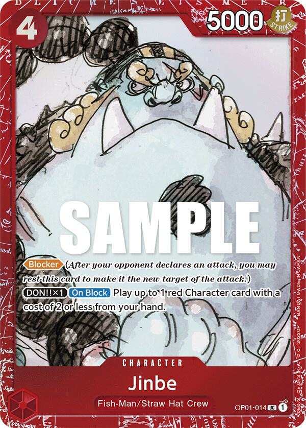 Jinbe (Premium Card Collection -ONE PIECE FILM RED Edition-) - OP01-014 - One Piece Promotion Cards