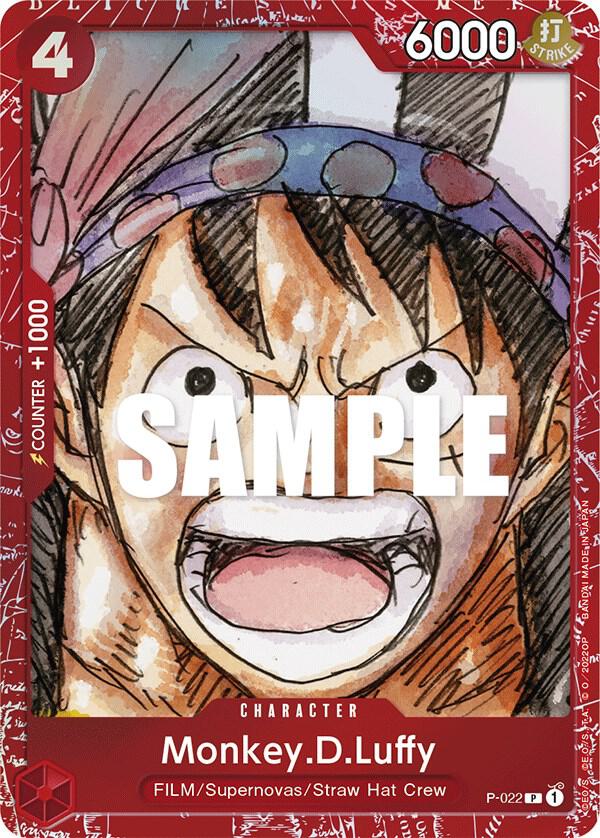 Monkey.D.Luffy (Premium Card Collection -ONE PIECE FILM RED Edition-) - P-022 - One Piece Promotion Cards