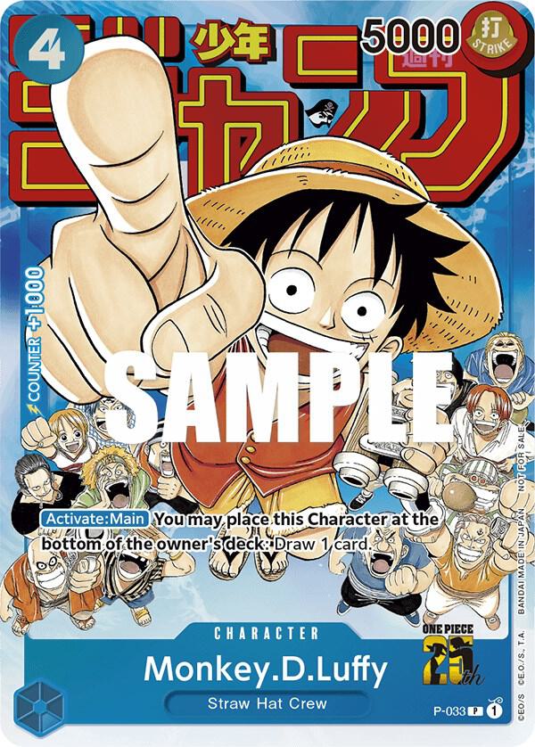 Monkey.D.Luffy (Event Pack Vol. 2) - P-033 - One Piece Promotion Cards