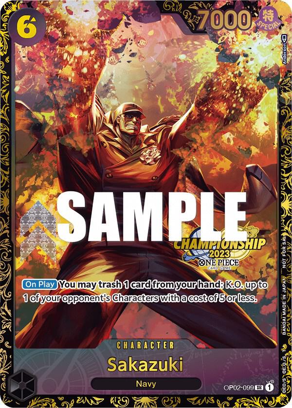 Sakazuki (Championship 2023) - OP02-099 - One Piece Promotion Cards