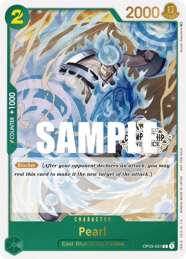 Pearl (Store Championship Participation Pack Vol. 2) - OP03-031 - One Piece Promotion Cards
