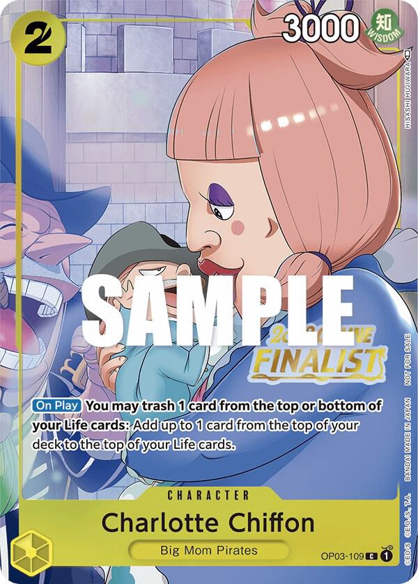Charlotte Chiffon (Online Regional 2023, Finalist) - OP03-109 - One Piece Promotion Cards