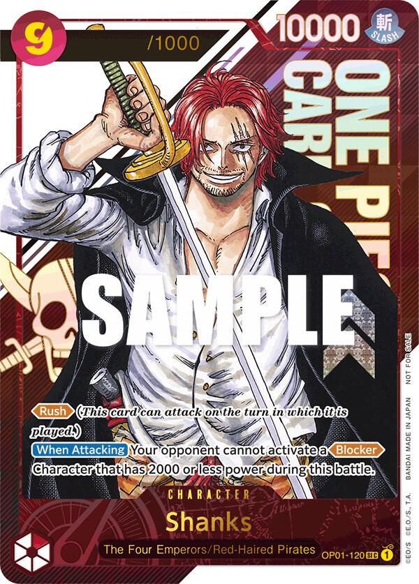 Shanks (Championship 2023, Serial Number) - OP01-120 - One Piece Promotion Cards