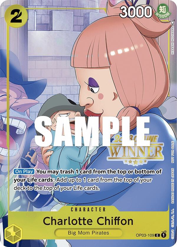 Charlotte Chiffon (Online Regional 2023, Winner) - OP03-109 - One Piece Promotion Cards