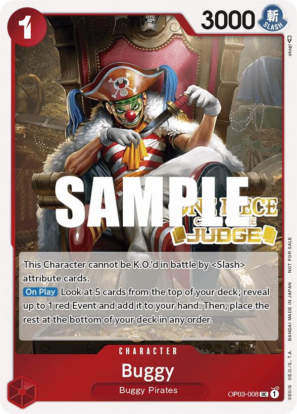 Buggy (Judge Pack Vol. 2) - OP03-008 - One Piece Promotion Cards