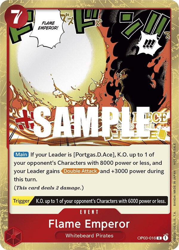 Flame Emperor (Judge Pack Vol. 2) - OP03-016 - One Piece Promotion Cards
