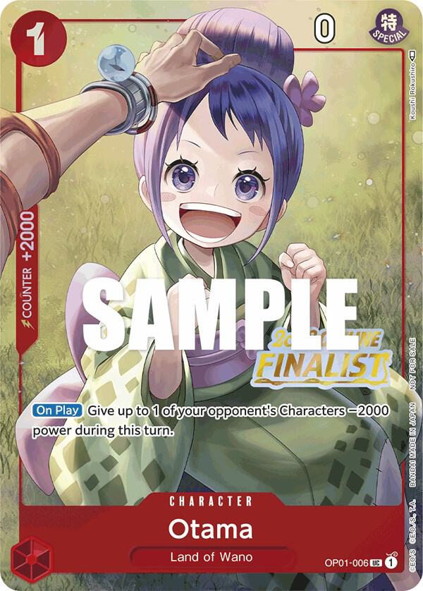 Otama (Offline Regional 2023, Finalist) - OP01-006 - One Piece Promotion Cards