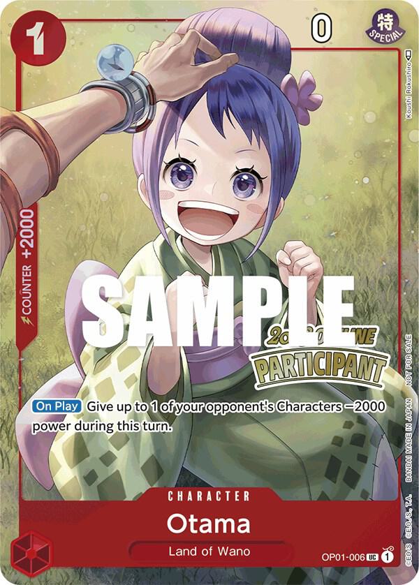 Otama (Offline Regional 2023, Participant) - OP01-006 - One Piece Promotion Cards