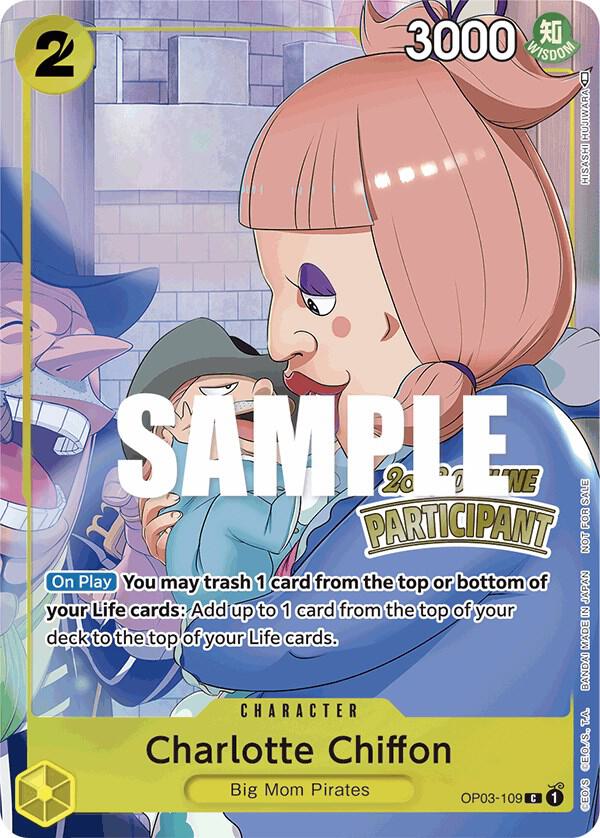 Charlotte Chiffon (Offline Regional 2023, Participant) - OP03-109 - One Piece Promotion Cards