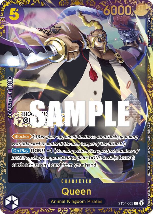Queen (Treasure Cup) - ST04-005 - One Piece Promotion Cards