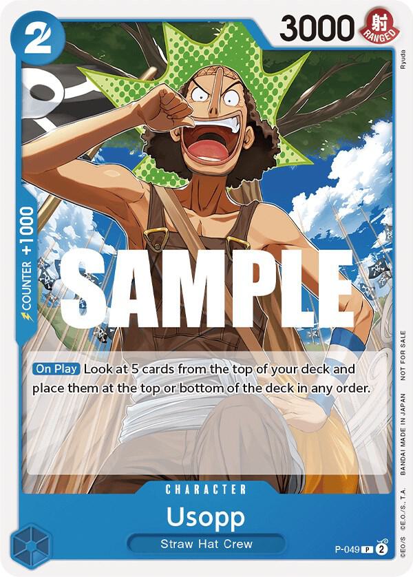 Usopp (Sealed Battle Kit Vol. 1) - P-049 - One Piece Promotion Cards