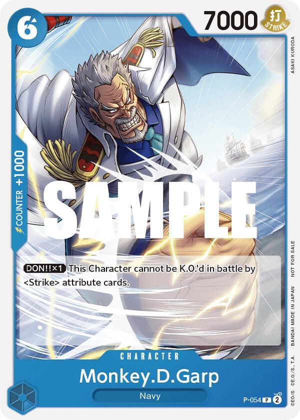Monkey.D.Garp (Sealed Battle Kit Vol. 1) - P-054 - One Piece Promotion Cards