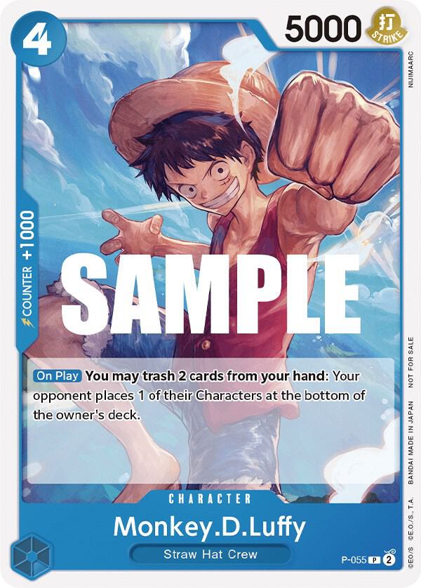 Monkey.D.Luffy (055, Sealed Battle Kit Vol. 1) - P-055 - One Piece Promotion Cards