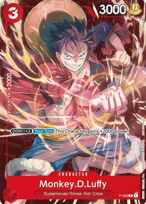 Monkey.D.Luffy (Retail Promo) - P-006 - One Piece Promotion Cards