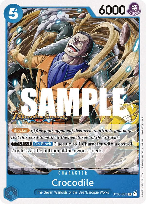 Crocodile (Tournament Pack Vol. 5) - ST03-003 - One Piece Promotion Cards