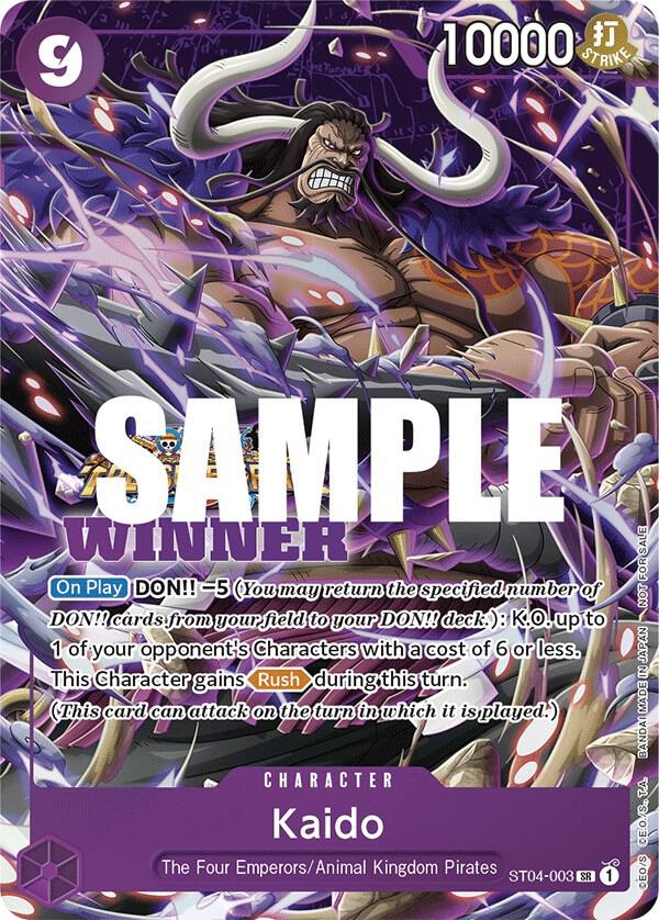 Kaido (Winner Pack Vol. 5) - ST04-003 - One Piece Promotion Cards