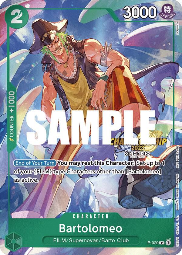 Bartolomeo (CS 2023 Event Pack) - P-029 - One Piece Promotion Cards