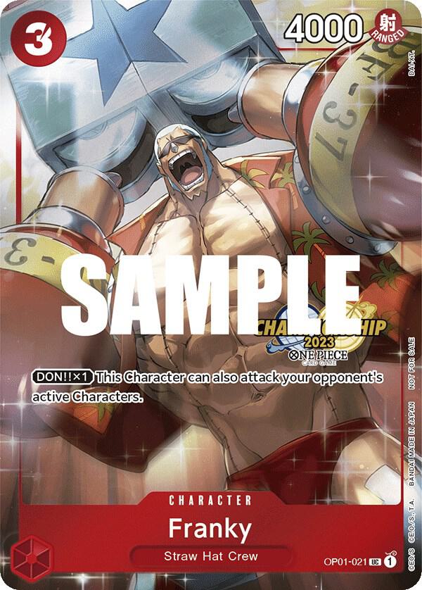 Franky (CS 2023 Celebration Pack) - OP01-021 - One Piece Promotion Cards