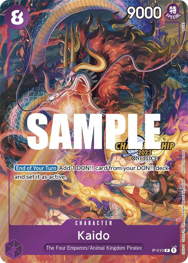 Kaido (CS 2023 Celebration Pack) - P-010 - One Piece Promotion Cards