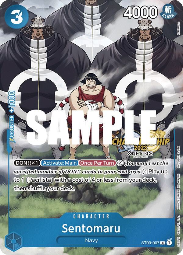 Sentomaru (CS 2023 Celebration Pack) - ST03-007 - One Piece Promotion Cards