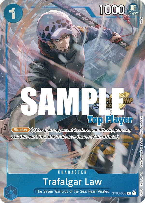 Trafalgar Law (CS 2023 Top Players Pack) - ST03-008 - One Piece Promotion Cards