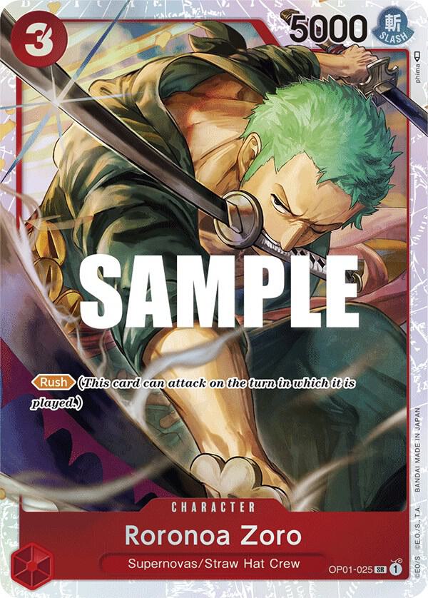 Roronoa Zoro (Ultra Deck: The Three Captains) - OP01-025 - One Piece Promotion Cards
