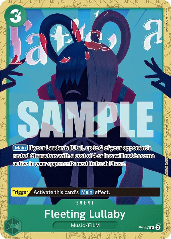 Fleeting Lullaby (Starter Deck 11: Uta Deck Battle) - P-057 - One Piece Promotion Cards