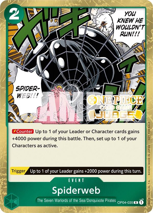 Spiderweb (Judge Pack Vol. 3) - OP04-035 - One Piece Promotion Cards
