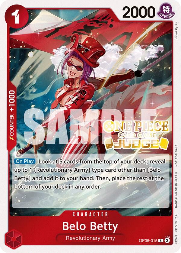Belo Betty (Judge Pack Vol. 3) - OP05-015 - One Piece Promotion Cards
