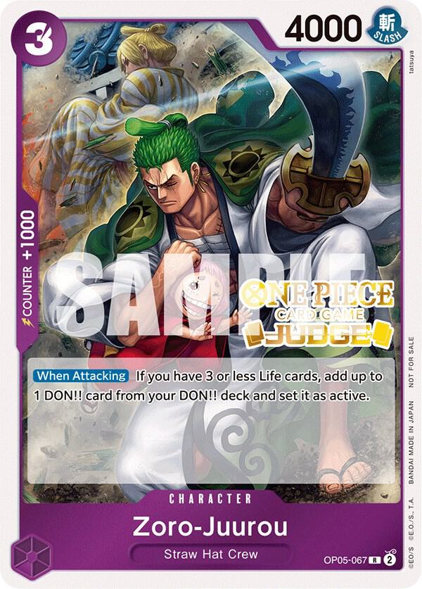 Zoro-Juurou (Judge Pack Vol. 3) - OP05-067 - One Piece Promotion Cards