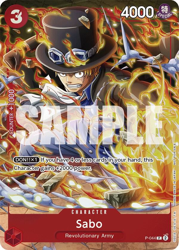 Sabo (Event Pack Vol. 4) - P-044 - One Piece Promotion Cards