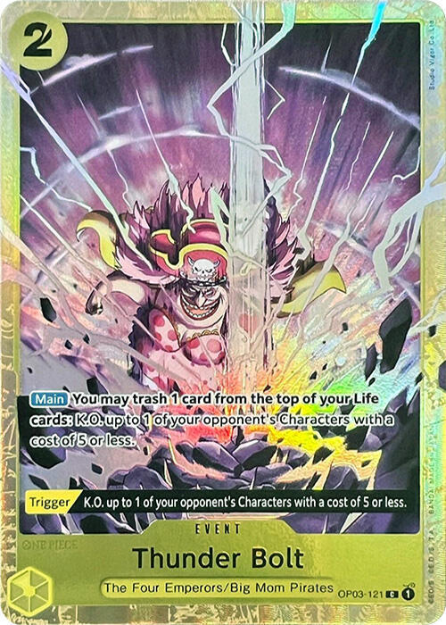 Thunder Bolt (Premium Card Collection -Best Selection Vol. 1-) - OP03-121 - One Piece Promotion Cards